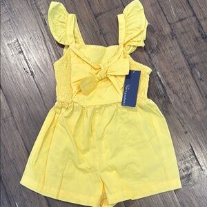 Habitual Yellow Jumpsuit with Ruffle Details